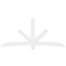 Ekena Millwork Alberta Architectural Grade PVC Gable Bracket, 108"W x 49 1/2"H x 2"D x 6"F, 11/12 Pitch GBP108X50X0206ALB00 - alternate 4